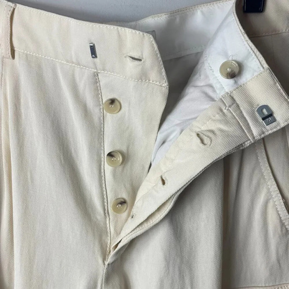 Zara Cargo Pants Cream Women's Size Small - Picture 3 of 4